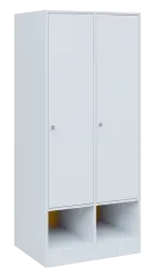 QN 5 - 8STN skříň šatní, 2-dveřová, pravá, 1830x400x400, bílá/žlutá odio